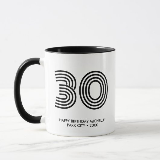 Fête du 30e anniversaire Favoriser la Mug de l'ann (Gauche)