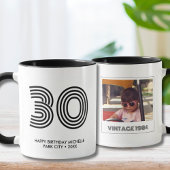Fête du 30e anniversaire Favoriser la Mug de l'ann