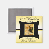 Fête du 40e anniversaire Favor/Souvenier Magnet (Recto/Verso)