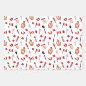 Fête du Canada 1er juillet Feuille d'érable, Coeur (Devant 2)