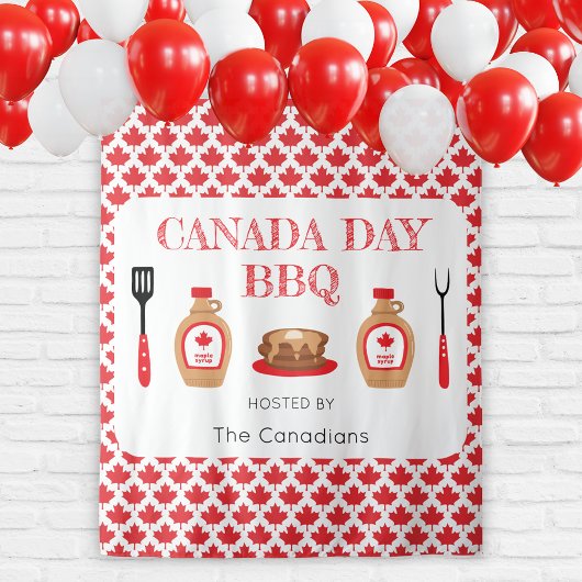 Fête du Canada BBQ Tapisserie feuille d'érable Con
