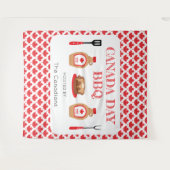 Fête du Canada BBQ Tapisserie feuille d'érable Con (Devant (Horizontal))