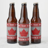 Fête du Canada Bière Étiquette Custom Canada Liquo (Bouteilles)