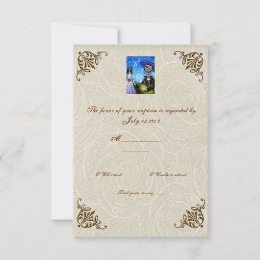 Fête du Canada du mariage mort RSVP (Devant)