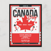 Fête du Canada Fête Fête du Canada Invitation (Devant)