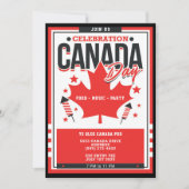 Fête du Canada Invitation du Fête de la musique al (Devant)