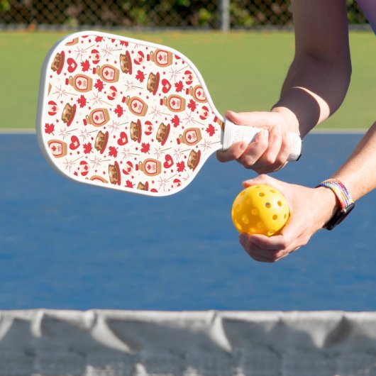 Fête du Canada Raquette de Pickleball (Insitu)