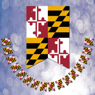 Fête du drapeau du Maryland, bannières de bottes /