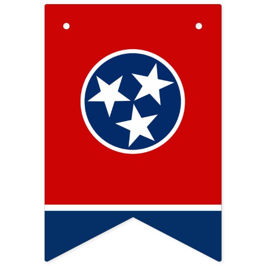 Fête du drapeau du Tennessee, bannières de bottes  (Premier drapeau)