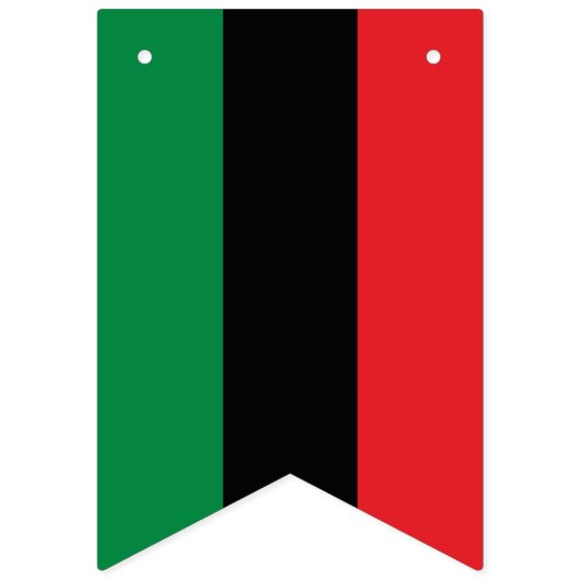 Fête du drapeau panafricain, symbole du drapeau un (Deuxième drapeau)