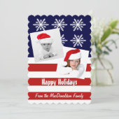 Fête du modèle photo patriotique américain Xmas (Debout devant)