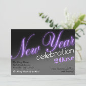 Fête du Nouvel An 2013 Invitations du Neon Party (Debout devant)