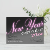 Fête du Nouvel An 2013 Invitations du Neon Party (Debout devant)