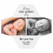 Fête du Père 2 Photo Bébé Nouveau Nom du père (Plat)