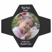 Fête du Père de la photo moderne Best Papa Ever (Plat)