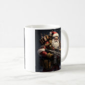 Fête du Père Noël tactique Café Mug (Devant droit)