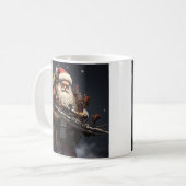 Fête du Père Noël tactique Café Mug (Devant gauche)