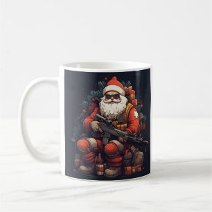 Fête du Père Noël tactique Café Mug