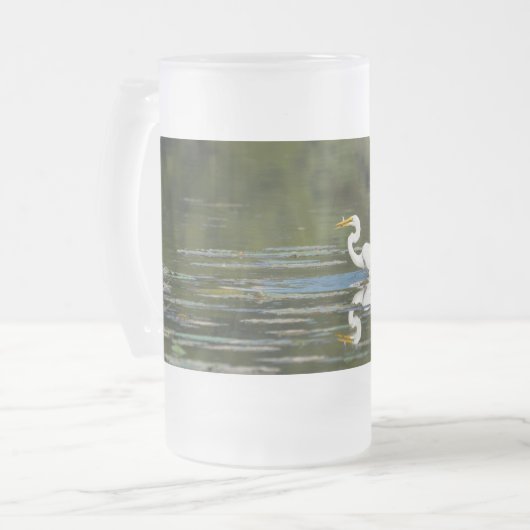 Fête du poisson d'aigrettes Mug congelé (Devant gauche)