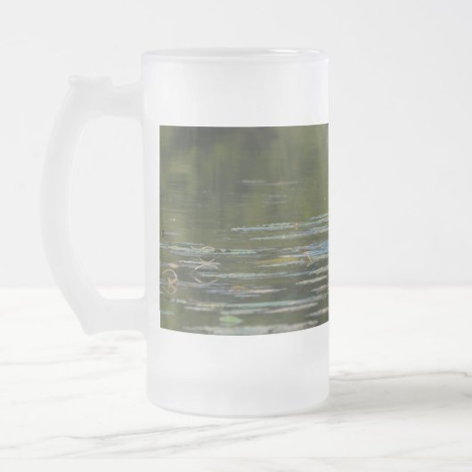 Fête du poisson d'aigrettes Mug congelé (Gauche)