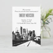 Fête du réchauffement de la maison Invitation Vill (Debout devant)