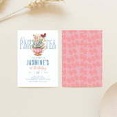 Fête du Thé Par-Tea Anniversaire Invitation