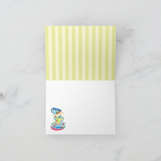 Fête du thé victorien merci notes (Intérieur)