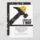 Fête du Travail 1er mai Invitation (Devant / Derrière)