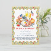 Fête du Travail Mimosa Brunch Invitation - Patriot (Debout devant)