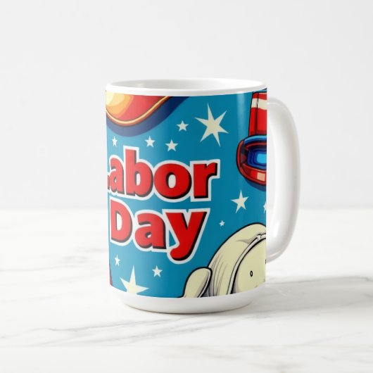 Fête du Travail Mug (Devant droit)