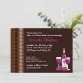 Fête du vin et du fromage 5x7 Invitation Fête des (Debout devant)