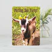 Fête du zoo de Paris ! Customisez cette invitation (Debout devant)