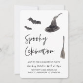 Fête éffrayante | Bonne invitation d'Halloween (Devant)