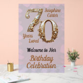 Fête élégante pour 70e anniversaire (Mariage)