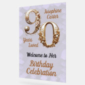 Fête élégante pour 90e anniversaire (Angle)
