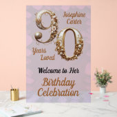Fête élégante pour 90e anniversaire (Mariage)