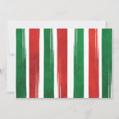 Fête Elfin - Drôle Noël Invitation (Dos)