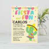 Fête et Amusement Anniversaire Invitation (Debout devant)