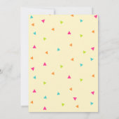 Fête et Amusement Anniversaire Invitation (Dos)