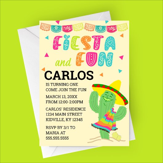 Fête et Amusement Anniversaire Invitation