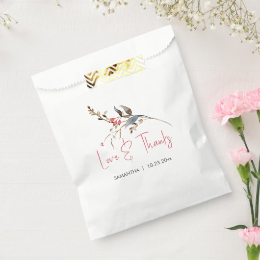 Fête Favoriser Sacs Fête des mariées rustique (Scellé)