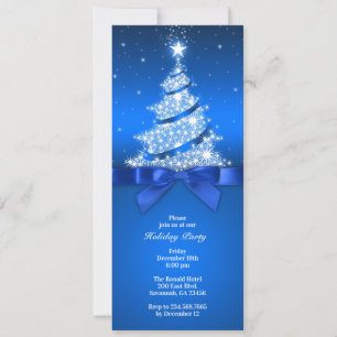Fête Fête Fête Fête Bleue Élégante Invitation