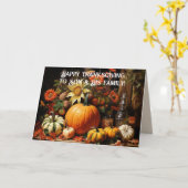 FÊTE FILS & FAMILLE CARTE DE REDRESSEMENT (Fleur jaune)