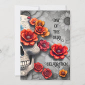 Fête Florale des morts Invitation de la fête d'Hal (Devant)