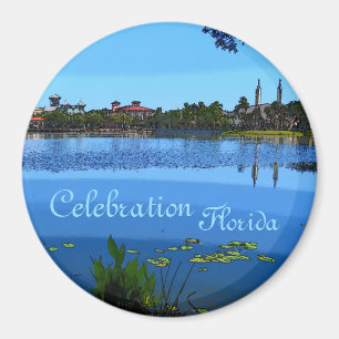 Fête Florida Effets spéciaux Magnet rond