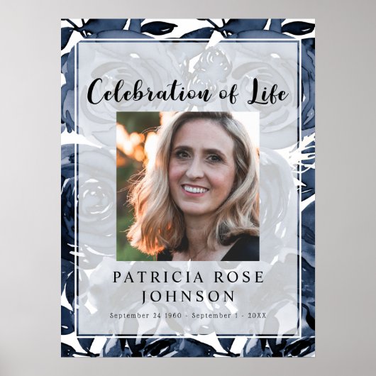 Fête funéraire de la vie Affiche de bienvenue phot (Devant)