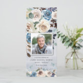 Fête funéraire de la vie Carte de remerciements ph (Debout devant)