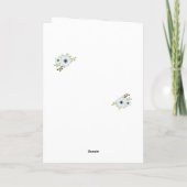 Fête funéraire de la vie Programme floral (Dos)