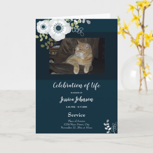 Fête funéraire de la vie Programme floral (Fleur jaune)