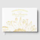 Fête Graphique de tournesol jaune de la vie (Recto)